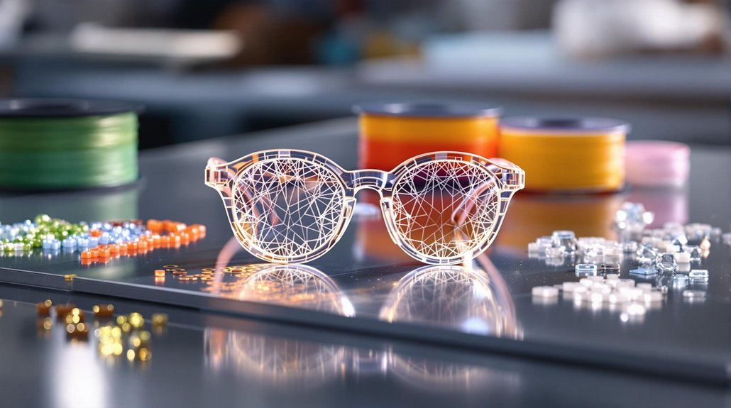 Conception de lunettes imprimées en 3D