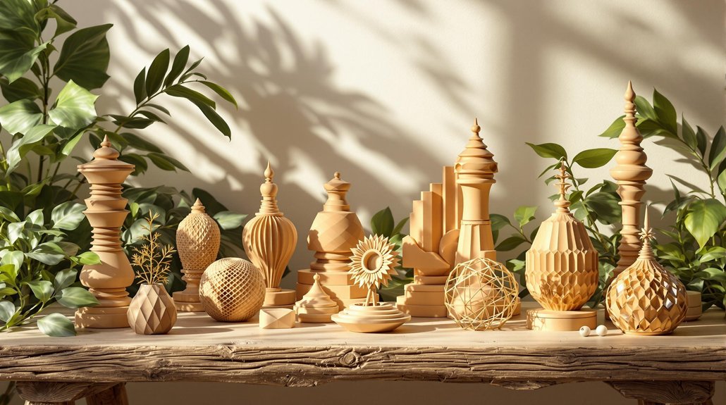 Modèles en bois imprimés en 3D
