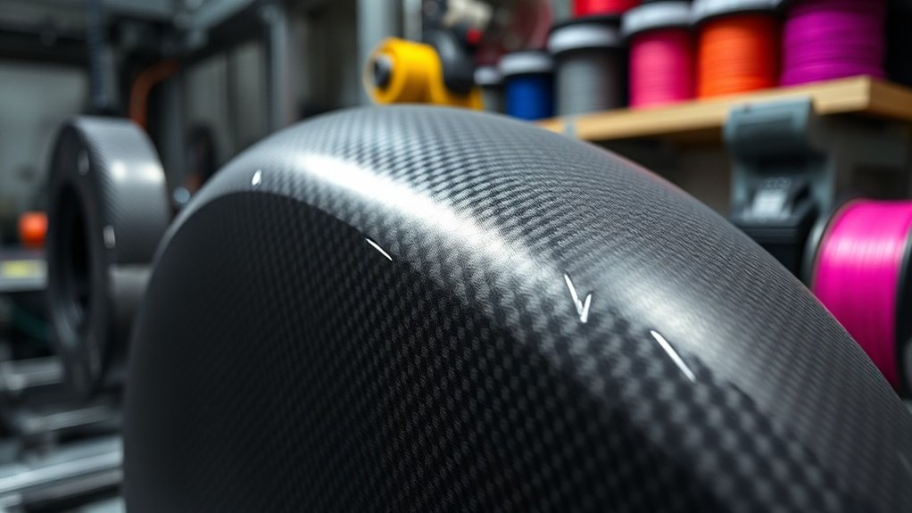 techniques d'impression en fibre de carbone