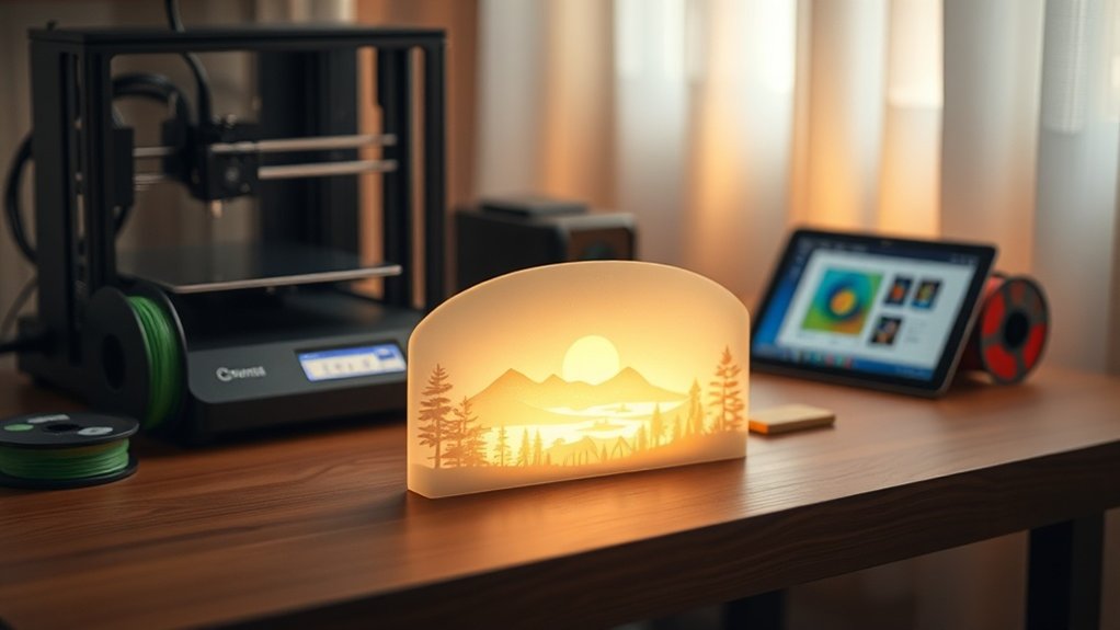 outils essentiels pour les lithophanes