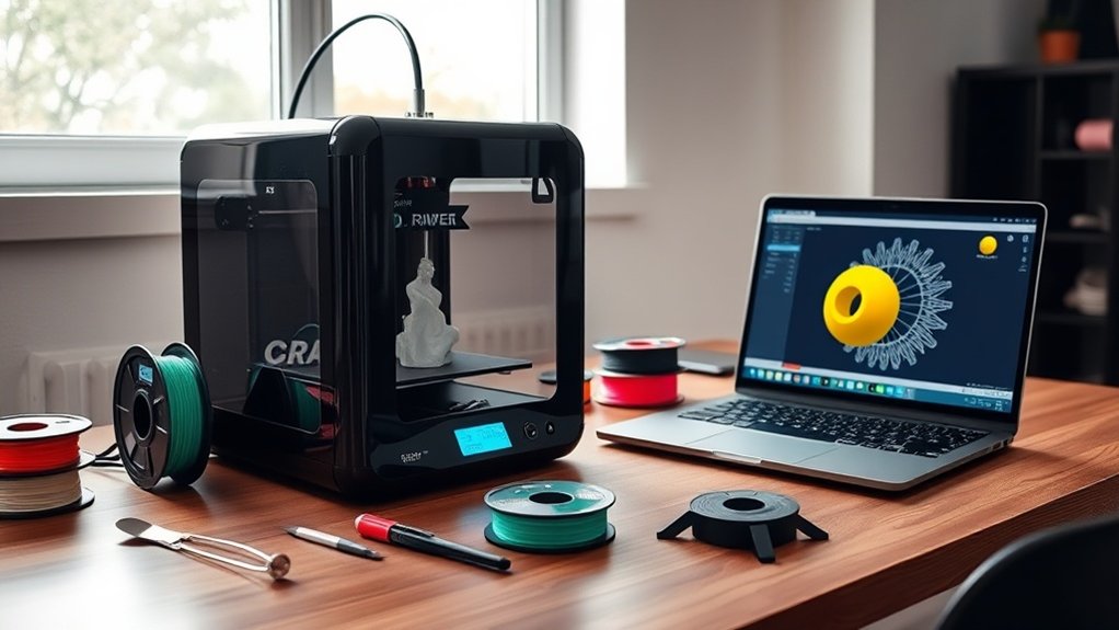 configuration d'une imprimante 3D