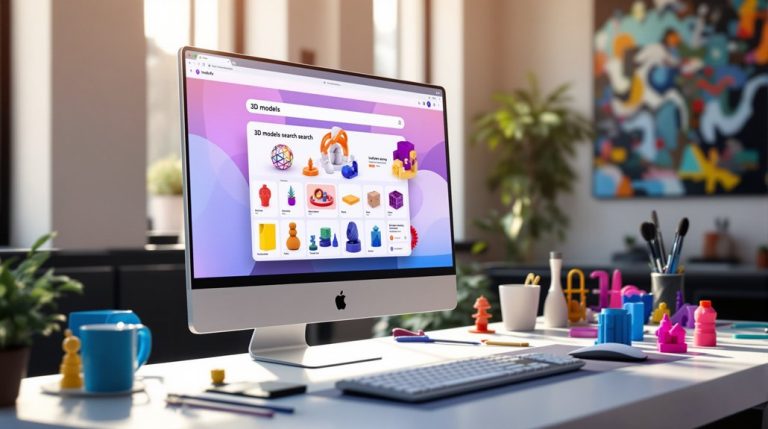 modèle 3D simplifié recherche