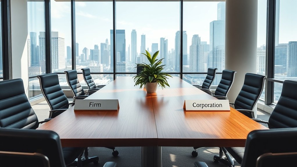 distinctions entre entreprise et société