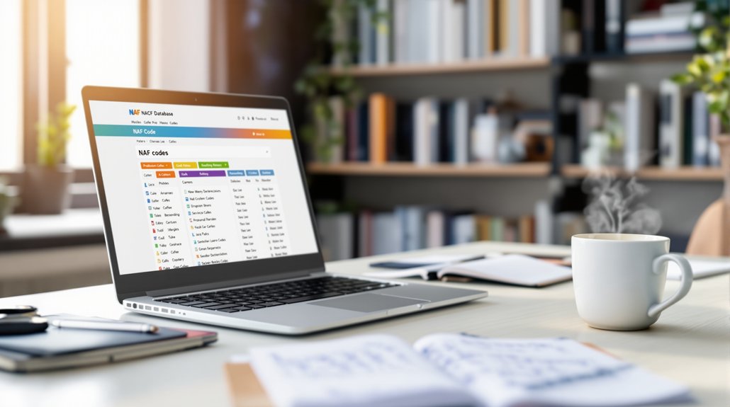 code NAF objectif et consultation