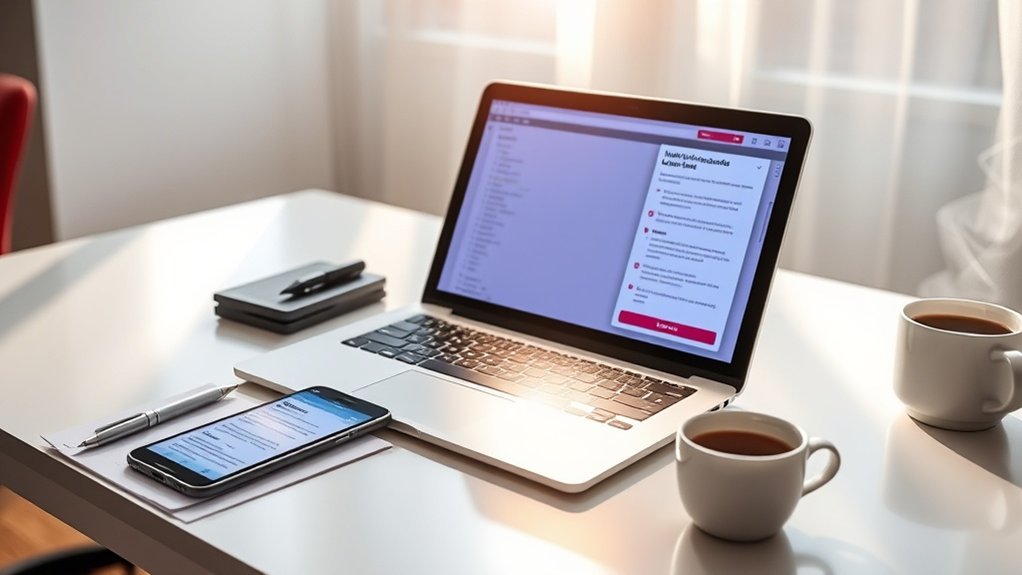 méthodes de contact en ligne disponibles