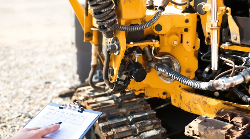 vérifications de mini excavateurs d'occasion