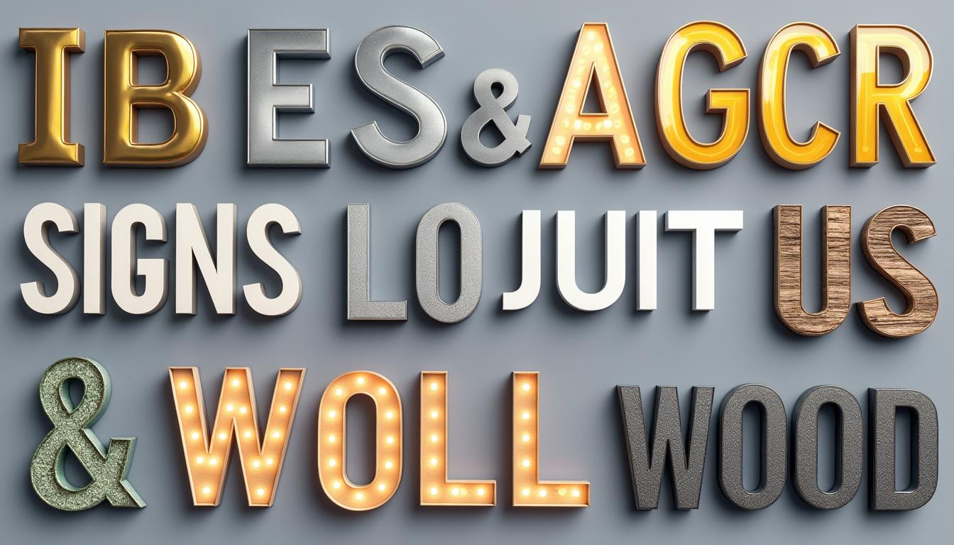 découvrez comment choisir les lettres 3d idéales pour votre enseigne afin d'attirer l'attention et valoriser votre image de marque efficacement.