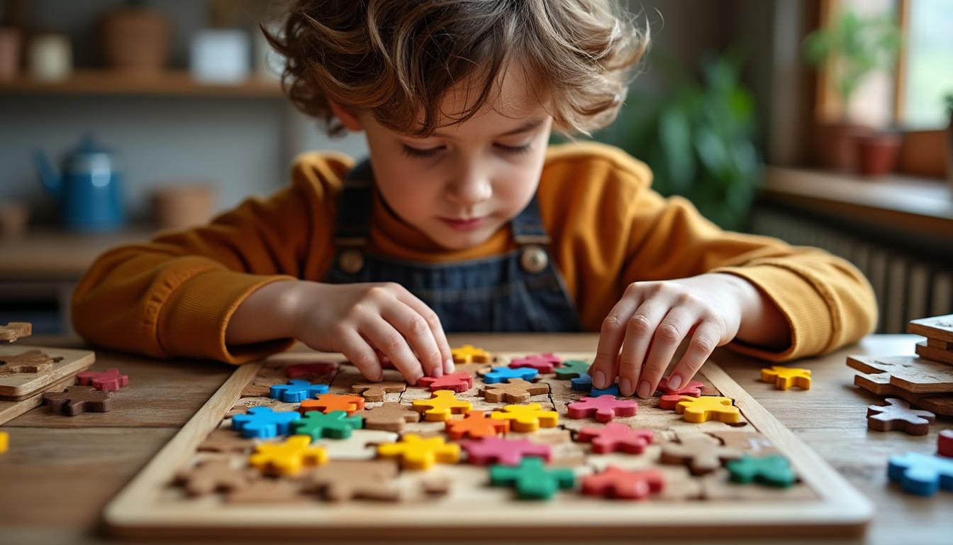 découvrez comment les puzzles en bois favorisent le développement de la concentration chez les enfants grâce à une activité ludique et éducative.