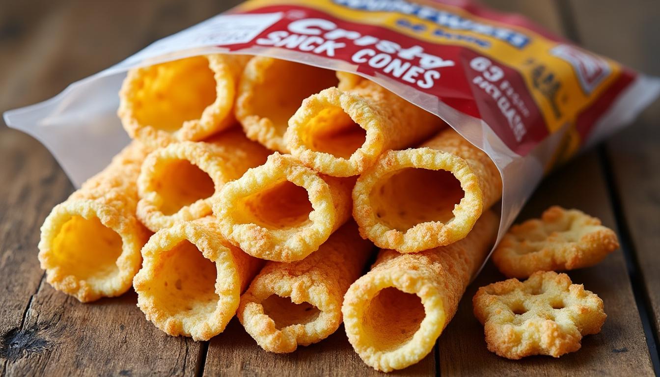 savourez les biscuits apéritifs goût bacon 3d's en format familial, l'incontournable pour régaler vos invités lors de vos soirées conviviales.