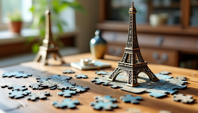 explorez les secrets du puzzle 3d tour eiffel et vivez une expérience unique alliant créativité et découverte. un défi captivant pour les passionnés de puzzles et d'architecture.