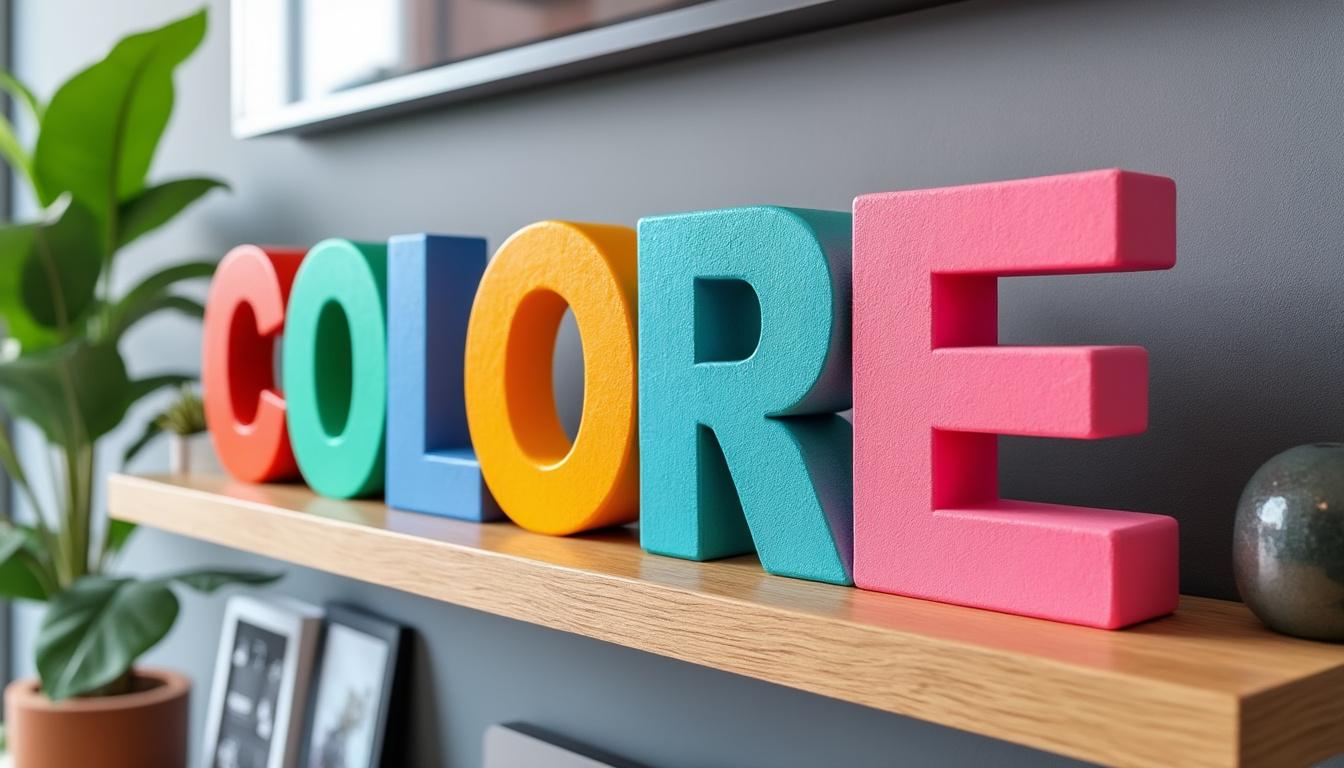 découvrez comment personnaliser votre décoration intérieure avec des lettres 3d uniques et originales pour un intérieur à votre image.