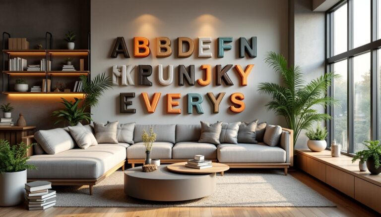découvrez comment personnaliser votre décoration intérieure avec des lettres 3d uniques et stylées. astuces, idées créatives et conseils pour sublimer votre espace.
