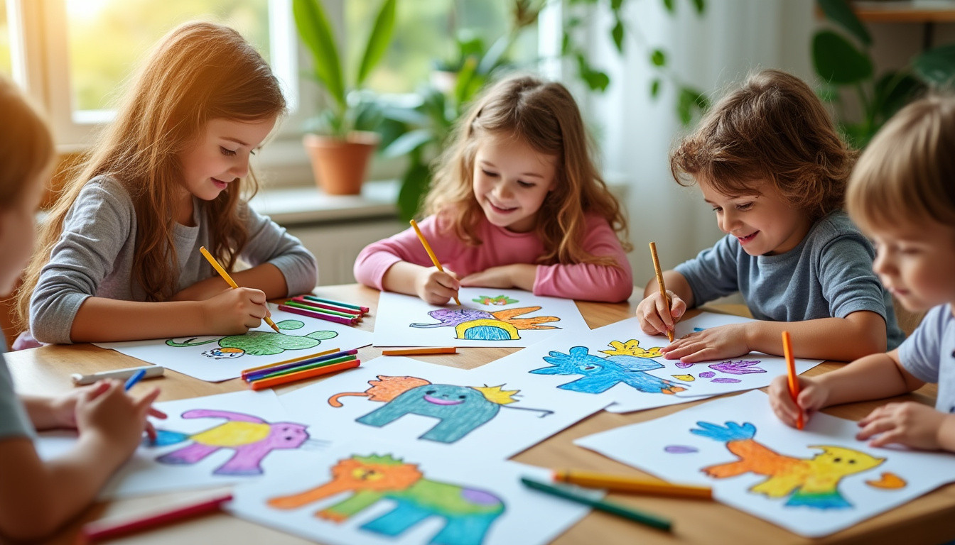 découvrez des idées et conseils pour imprimer des coloriages d'animaux et passer des moments ludiques et créatifs en famille.