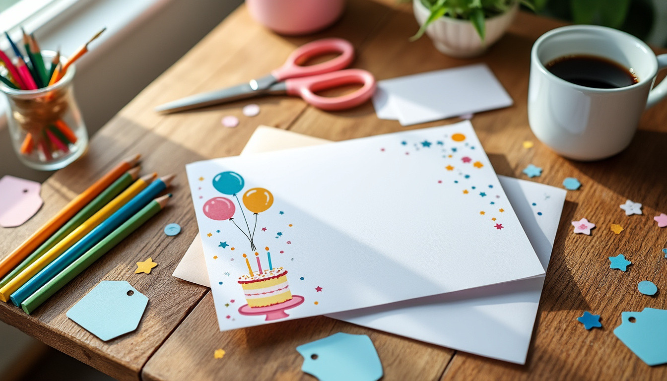 découvrez des idées créatives et des conseils pratiques pour créer et imprimer votre carte d'invitation d'anniversaire personnalisée facilement.