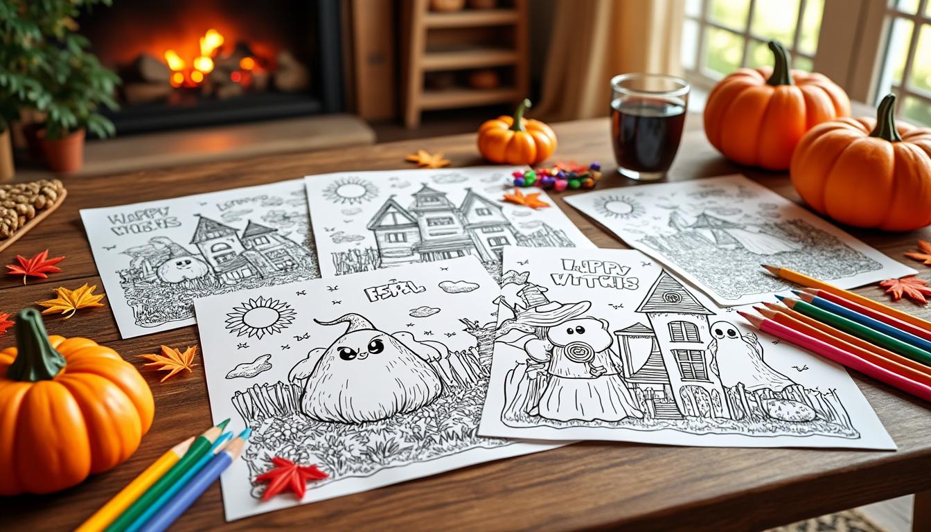 découvrez des idées et modèles de coloriage halloween à imprimer, parfaits pour toute la famille. amusez-vous en coloriant des dessins effrayants et amusants pour célébrer halloween ensemble.
