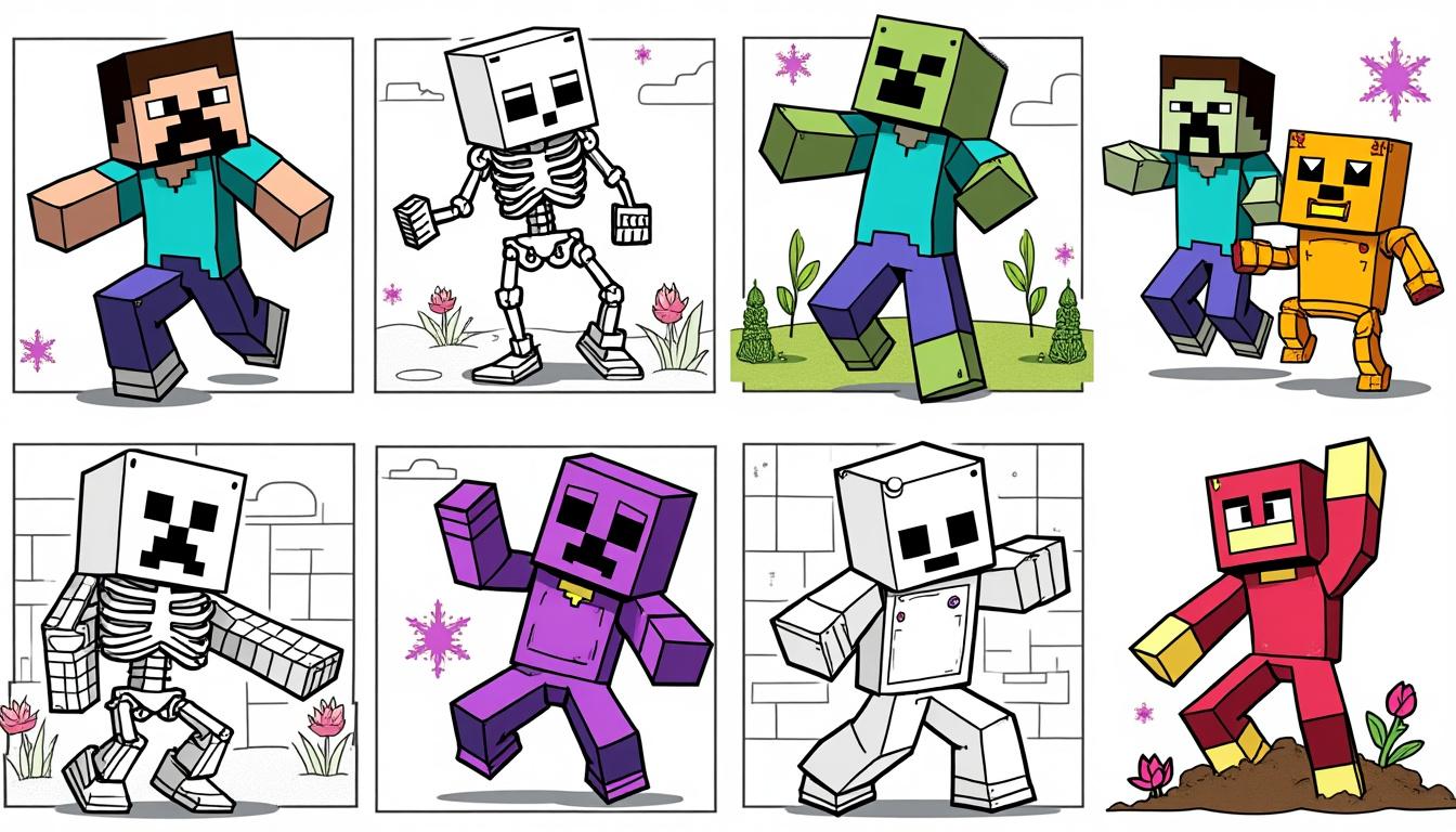 découvrez notre sélection de coloriages minecraft à imprimer, avec des idées et modèles adaptés aux enfants comme aux adultes pour des moments créatifs et ludiques.
