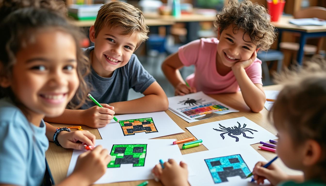découvrez une sélection de coloriages minecraft à imprimer, avec des idées et modèles adaptés aux enfants comme aux adultes pour des heures de créativité.