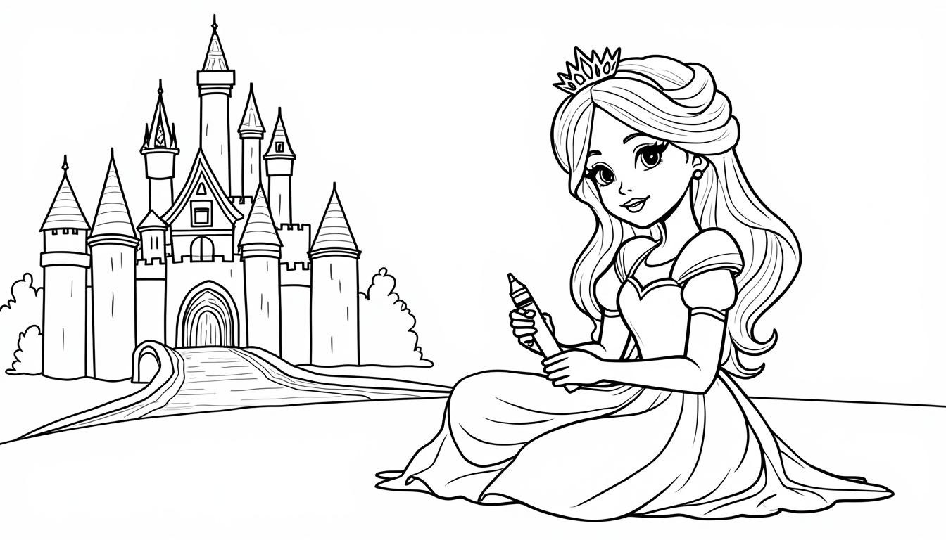 découvrez notre sélection de coloriages princesse à imprimer gratuitement, adaptés à tous les âges pour des moments créatifs et ludiques en famille.