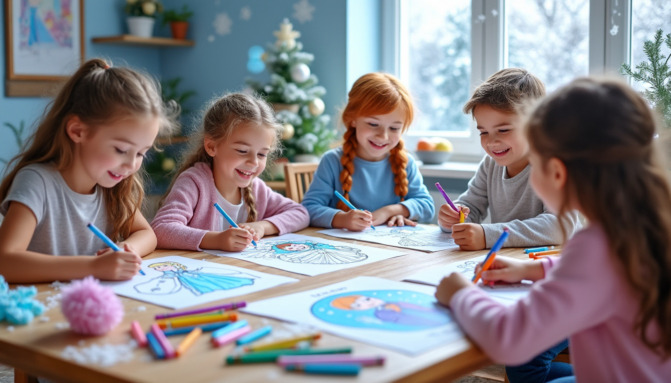 découvrez des idées et astuces pour imprimer des coloriages de la reine des neiges et amuser vos enfants pendant des heures. activités créatives garanties !