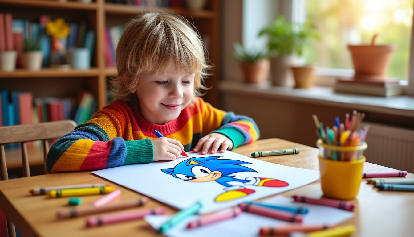 découvrez notre sélection de coloriages sonic à imprimer pour divertir et stimuler la créativité des enfants avec des activités ludiques et colorées.