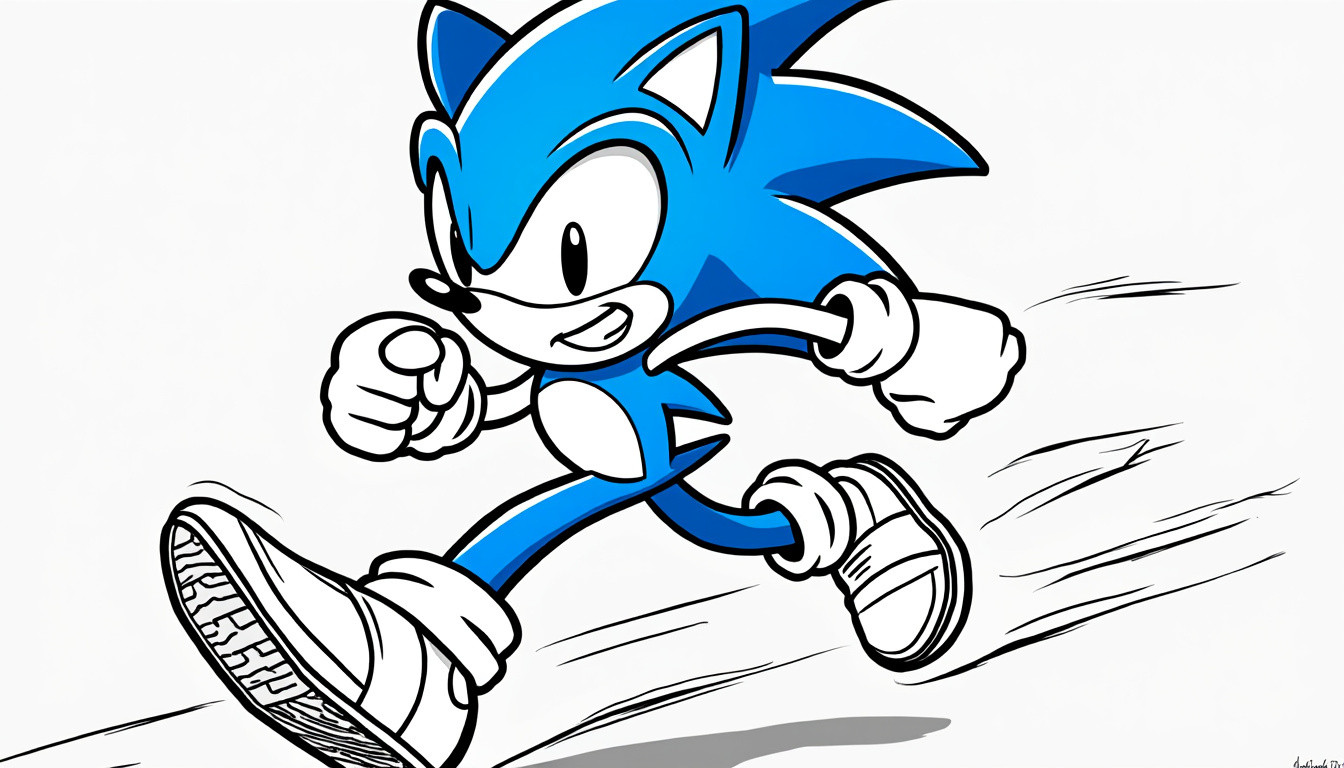 téléchargez et imprimez des coloriages sonic pour des activités créatives et ludiques adaptées aux enfants.
