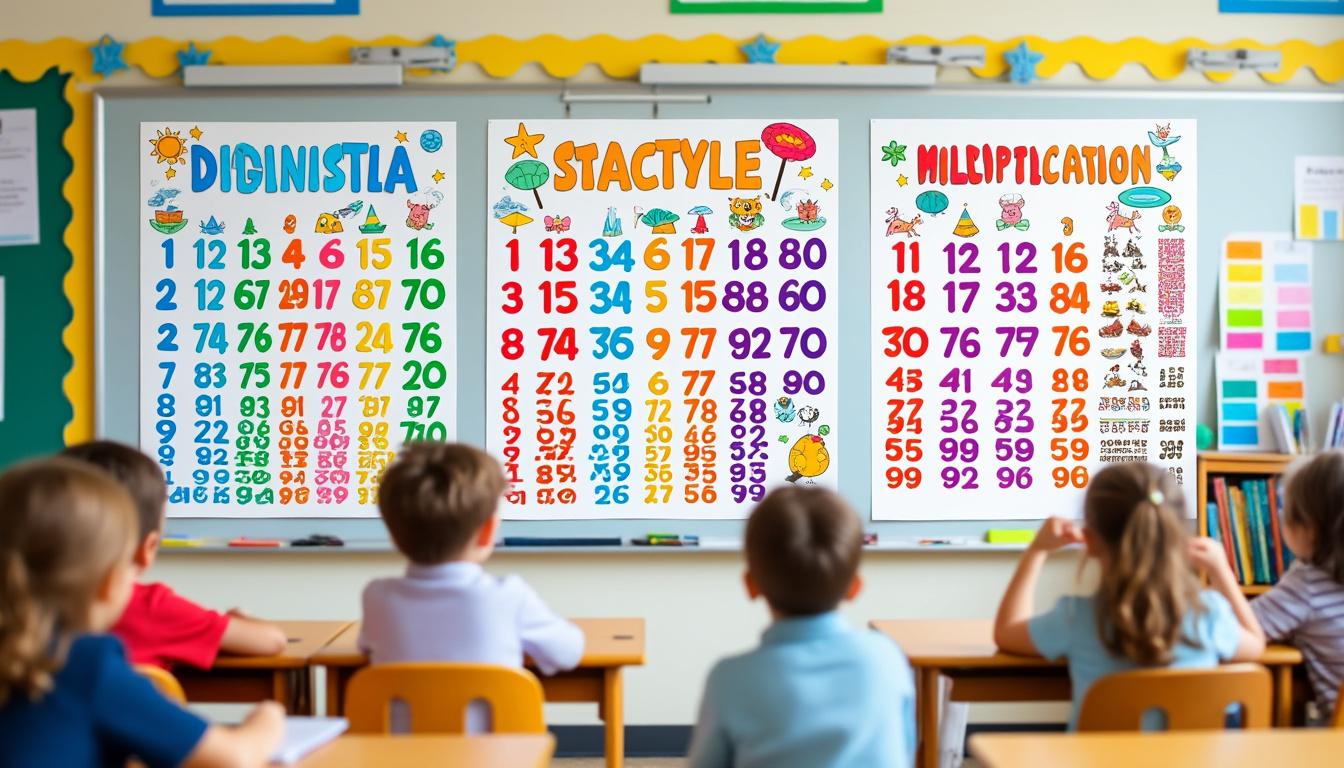 découvrez des méthodes efficaces pour imprimer les tables de multiplication, facilitant ainsi l'apprentissage des mathématiques pour les enfants et les élèves.