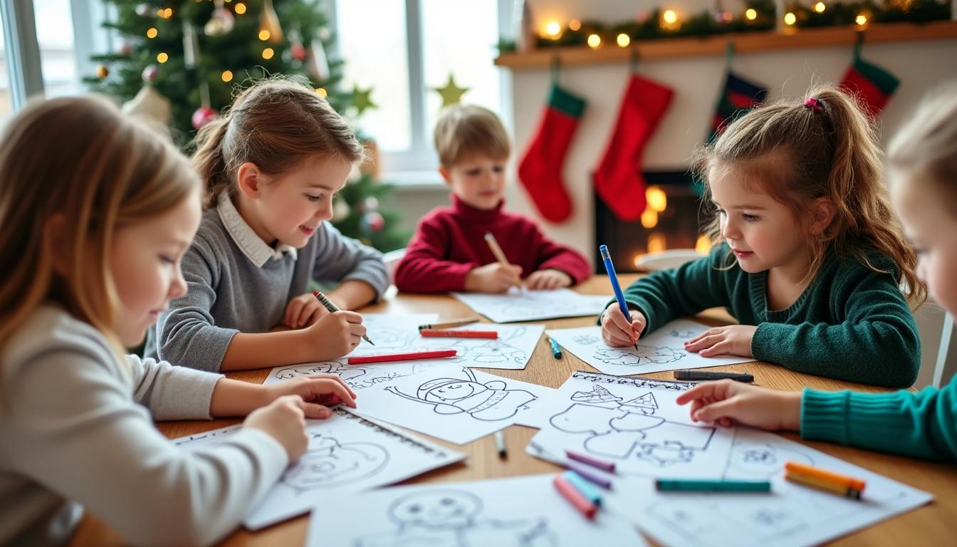 découvrez des dessins à imprimer sur le thème de noël, avec des idées et modèles adaptés à toute la famille pour des moments créatifs et festifs.