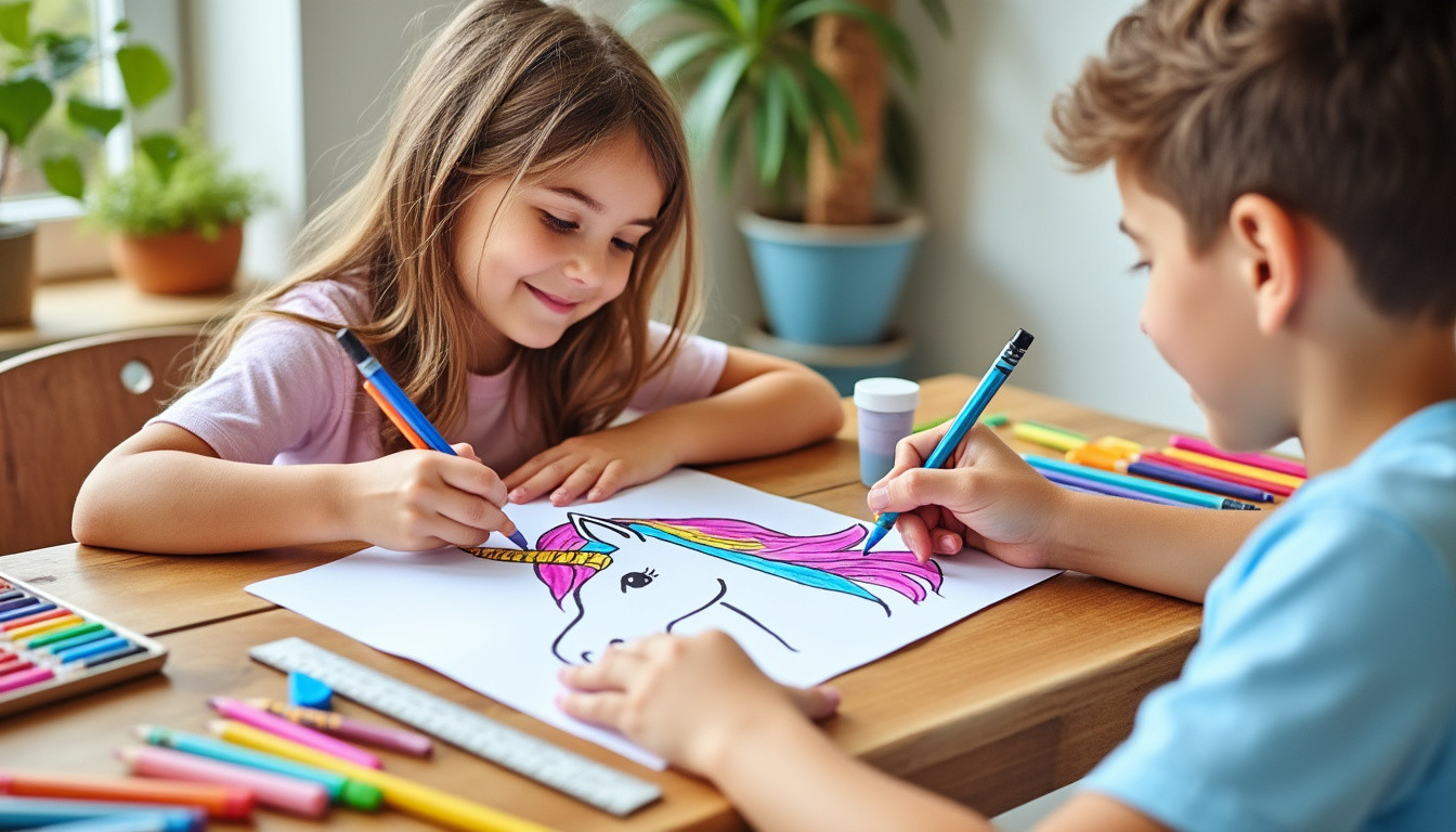 découvrez des dessins de licornes à imprimer gratuits, accompagnés d'astuces et d'idées créatives pour divertir et inspirer les enfants.