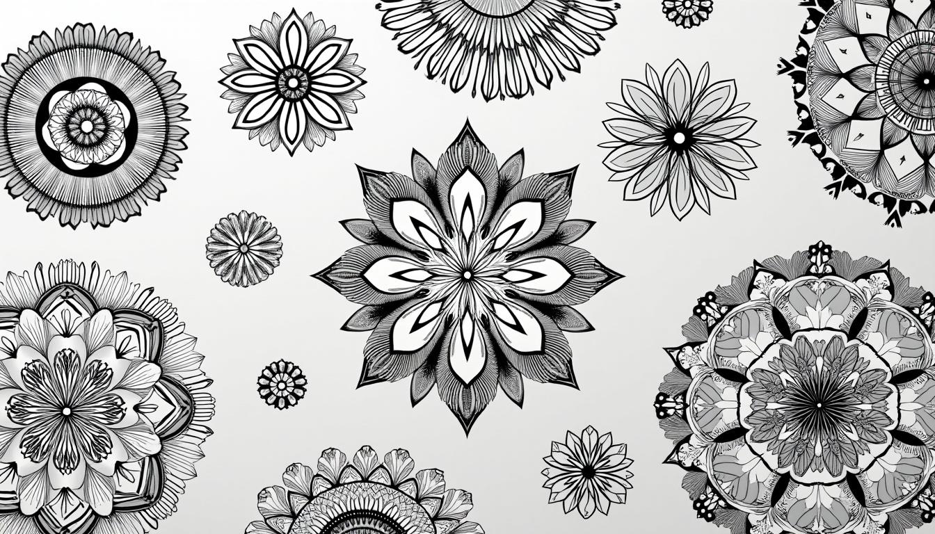 téléchargez et imprimez une variété de mandalas pour tous les goûts et styles. découvrez des modèles uniques pour la détente, la créativité et la méditation.