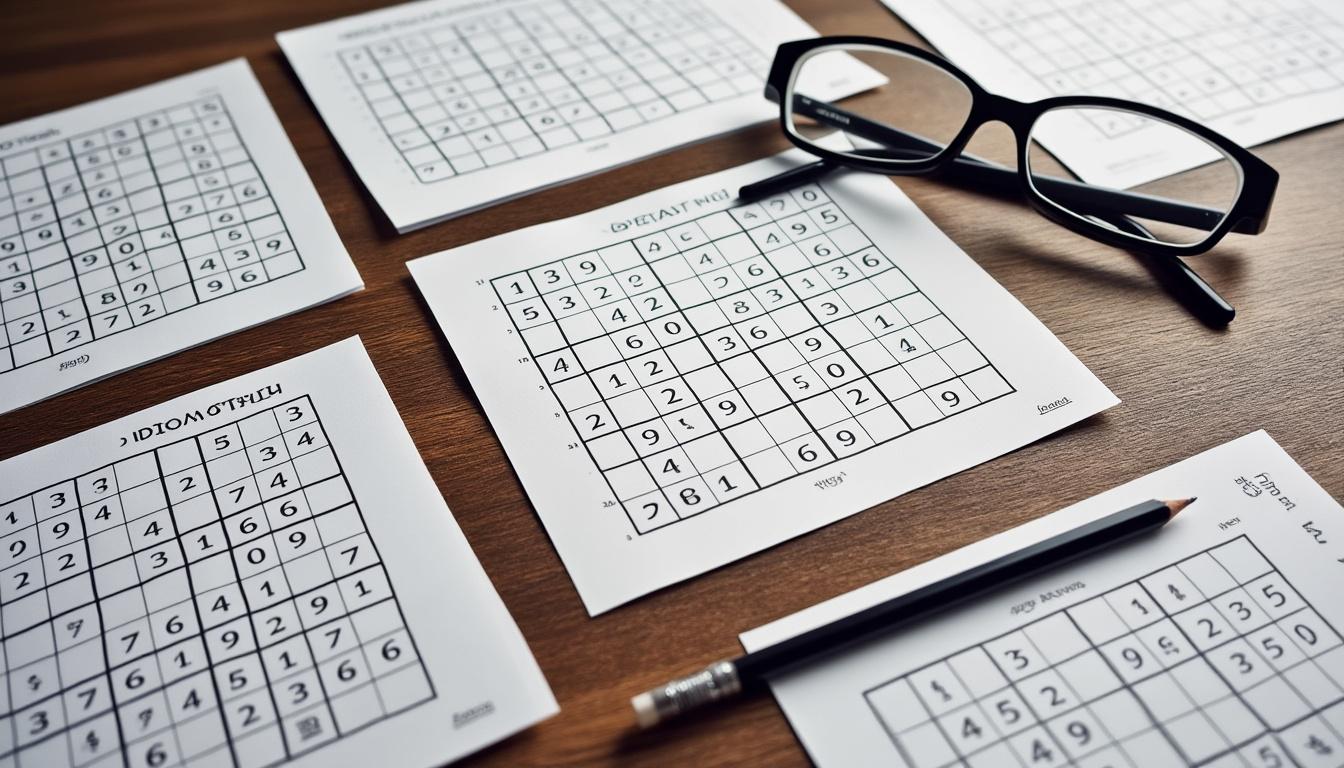 découvrez comment profiter du sudoku à imprimer, un jeu de logique amusant et stimulant à pratiquer facilement chez vous.