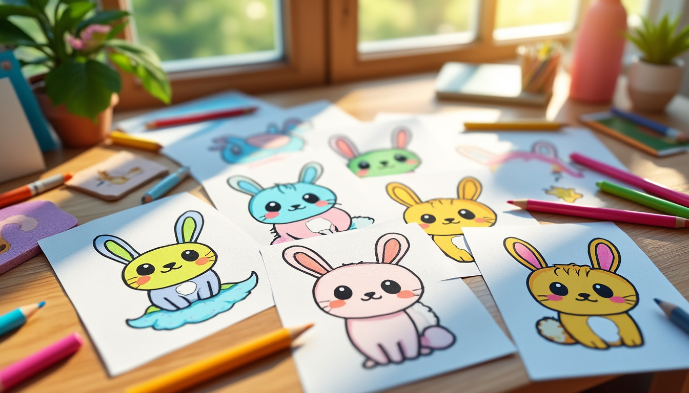 découvrez des dessins kawaii à imprimer pour enfants, avec des idées créatives et des conseils pratiques pour divertir et éveiller leur imagination.